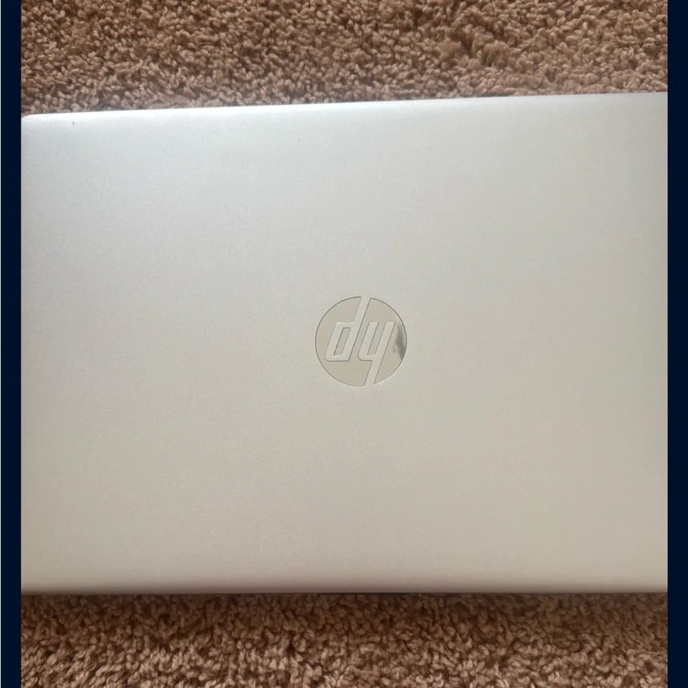 HP Sleek Silver Laptop